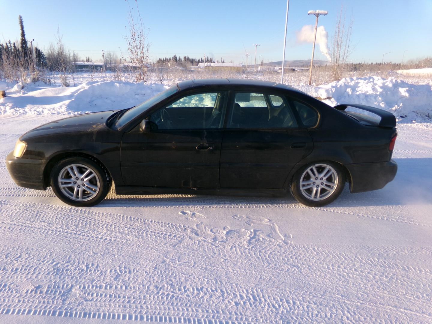 2003 Black Subaru Legacy 2.5 GT (4S3BE646335) with an 2.5L H4 DOHC 16V engine, 4-Speed Automatic Overdrive transmission, located at 2630 Philips Field Rd., Fairbanks, AK, 99709, (907) 458-0593, 64.848068, -147.780609 - Photo#2